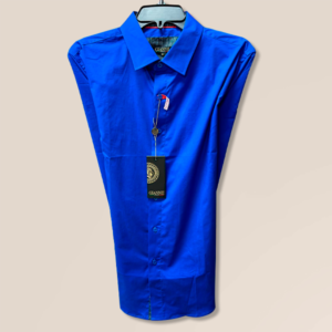 camisa azul elegante